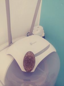 Orgonite on Wifi Router