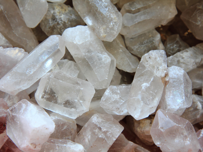 Clear Quartz Crystal and Orgonite