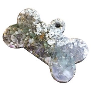 Orgonite Large Bone Pendant Charm Love