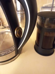 Orgonite on kettle